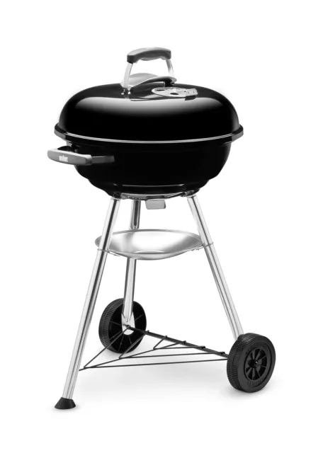 Weber Compact Kettle Barbecue a Carbone, Ø 57 cm, Nero (1321004)