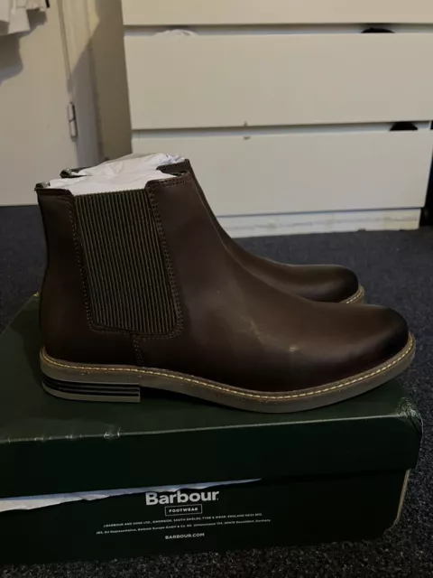 BARBOUR FARSLEY CHELSEA boots Size 10 Choco £87.00 - PicClick UK