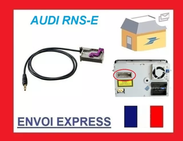 Cable Adaptateur Antenne Fakra pour AUDI A3 A4 A6 TT RNS-E ISO