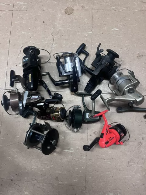 9 USED FISHING Reel Lot For Parts/Repair Penn Shimano Daiwa Fin-Nor Vintage  $49.99 - PicClick