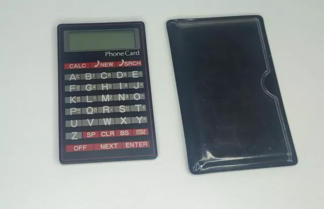 Seiko DF-210 Vintage Phone Card / Calculator
