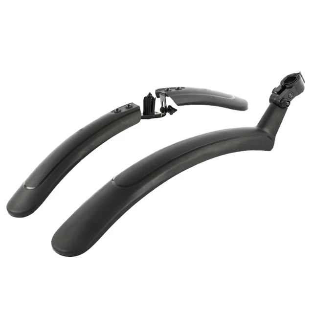 Paire De Garde-Boue Avant & Arrière Pour Vélo Ancien – 700 – Bici Antique – Noir