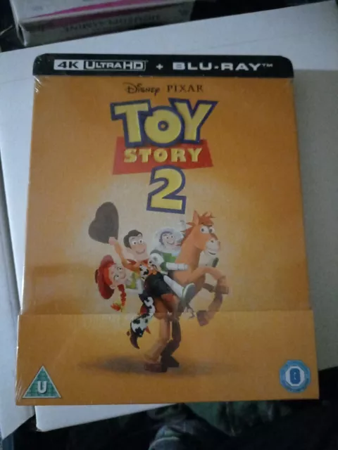 Toy Story 2 Blu Ray Steelbook 4k + Blu Ray Brand New Neuf Zavvi
