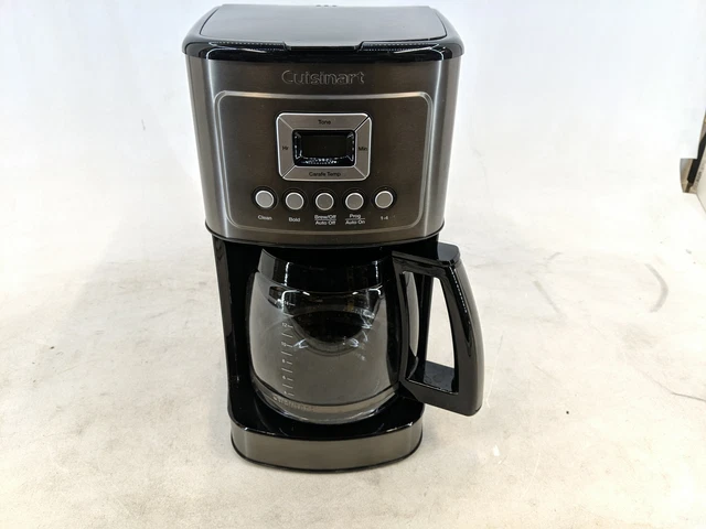 Cuisinart 14-Cup Coffee Maker with Water Filtration, Black Stainless