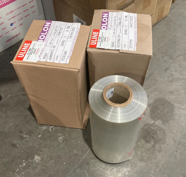Clear Shrink Film 14"x1500' 100GA, 3 Rolls