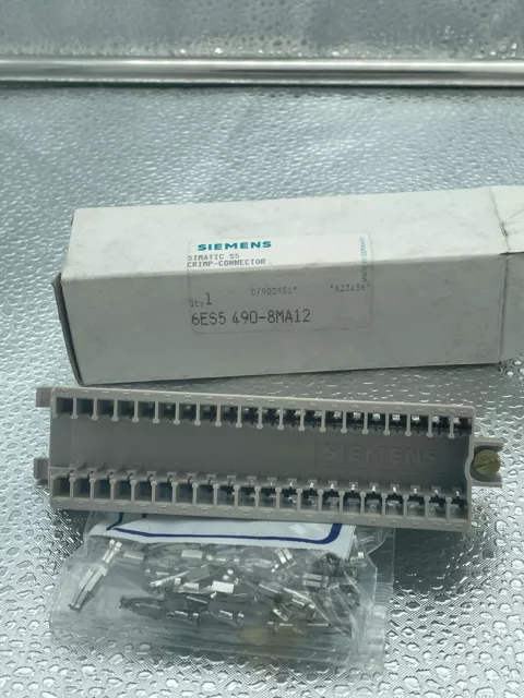 Siemens Simatic S5 Prise / Type:6ES5 490-8MA12 / Neuf / Emballage D'Origine