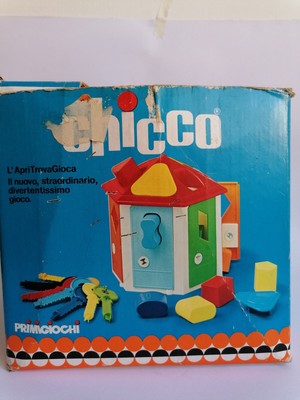 Chicco GIOCO PRIMA INFANZIA CHICCO L'APRITROVAGIOCA VINTAGE COMPLETO RARO 