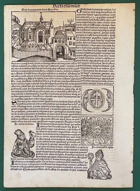 Blatt CCIII, Schedel Weltchronik 1493 Nürnberg Liber Chronicarum, s/w
