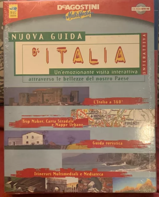 CD-ROM - De Agostini Multimedia Nuova Guida D’Italia Originale 1999