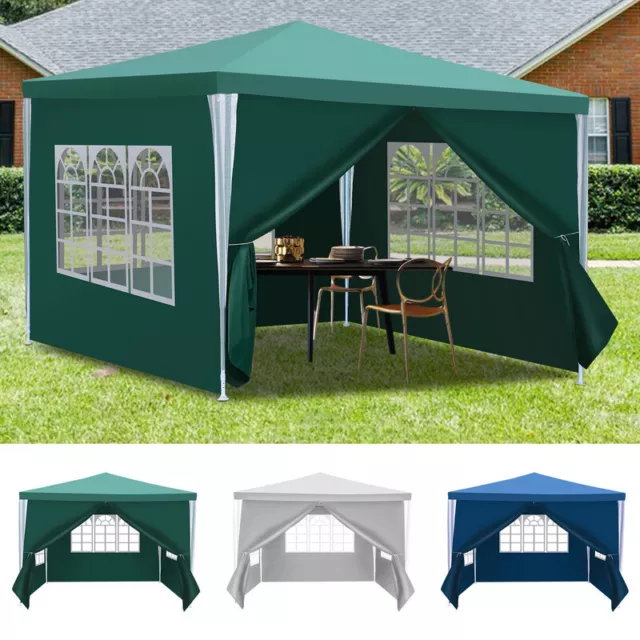 Pavillon PE Plane Partyzelt 3x3/3x6m Festzelt Hochzeit Wasserfest Grillen