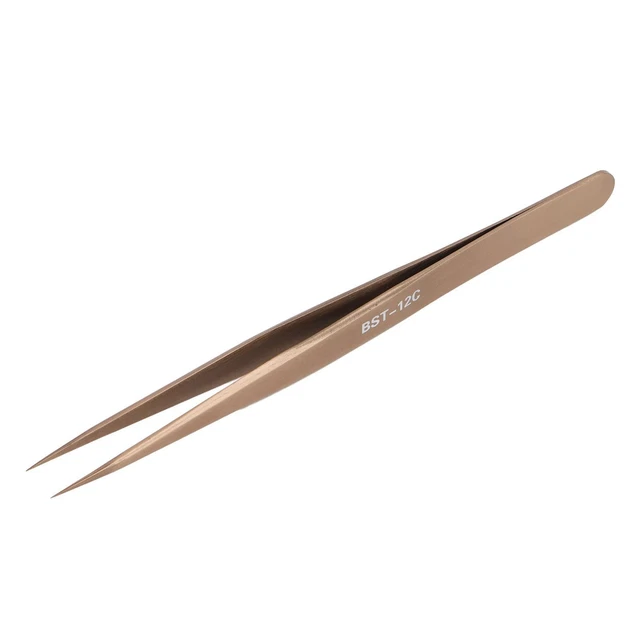 Precision Industrial Tweezers for Photovoltaic - Color Plated  Durable