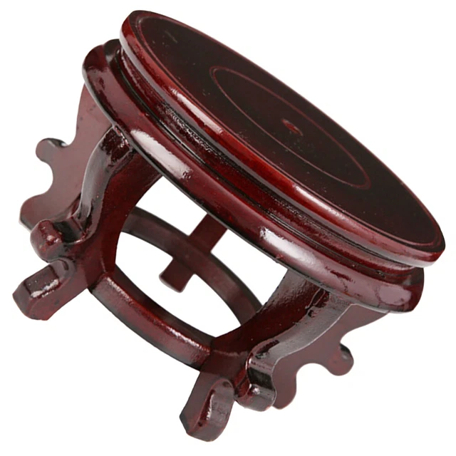 Supports pour plantes, lot de 4 supports pour pots de fleurs à motif de