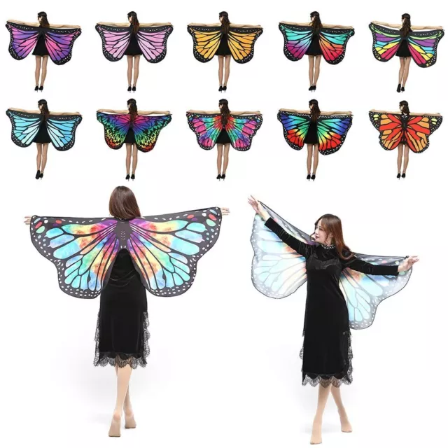 Cosplay Accessory Butterfly Scarf Butterfly Wings Shawl Cloak Butterfly Costume