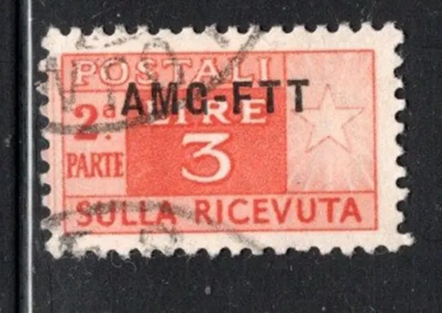 Italy Trieste  Europe  Overprint Amg-Ftt Stamp  Canceled Used    Lot 1893T