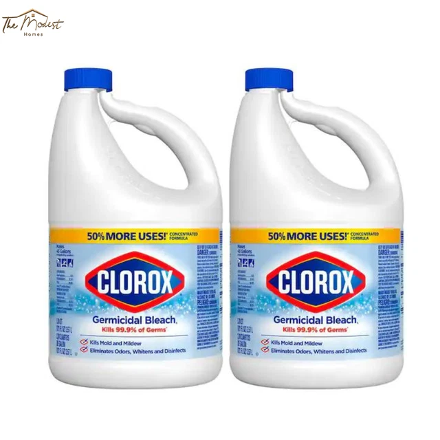 Clorox 121oz. Concentrated Regular Disinfecting Liquid Bleach Cleaner (2-Pack)