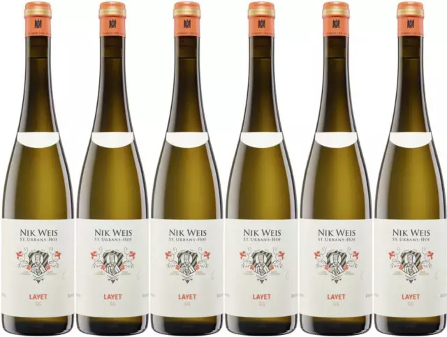 6x Layet Riesling GG trocken, 2021 - Nik Weis - St. Urbans-Hof, Mosel! Wein