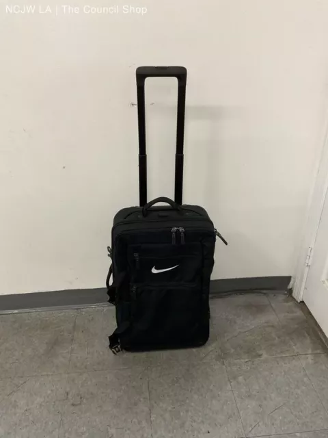 NIKE BLACK FIFTYONE49 Cabin Roller Carry On Luggage Suitcase 51.73 PicClick UK