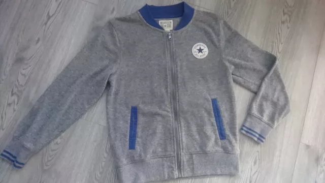 Veste Sweat-Shirt Sport Grey Converse Garçon 10-12 Ans 10/11 Ans