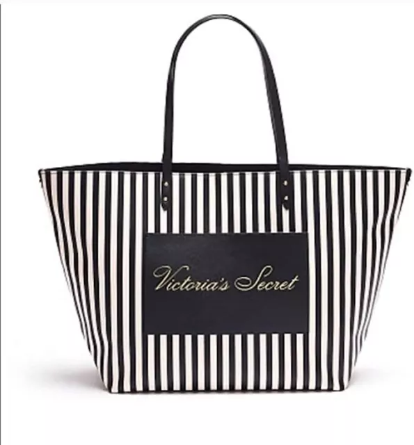 ROSE VICTORIA SECRET Femmes Fourre Tout Grand Sac Noir EUR 17 16
