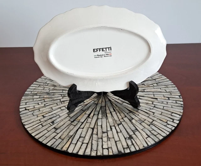 Effetti Luncheon Plates Hand Made In Italy - New 3