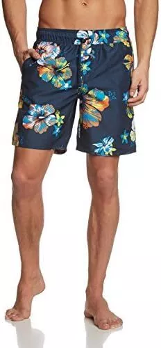 Brunotti pantaloni uomo calsio pantaloncini boardshorts pantaloncini acquatici, blu navy, S