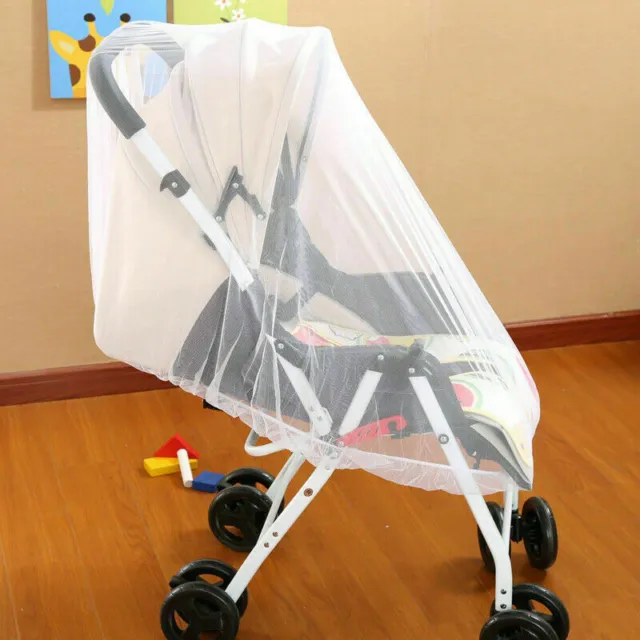 2 x Mosquito Net Bar Fly Insect Buggy Cover Baby Infant Stroller Pushchair Pram 3