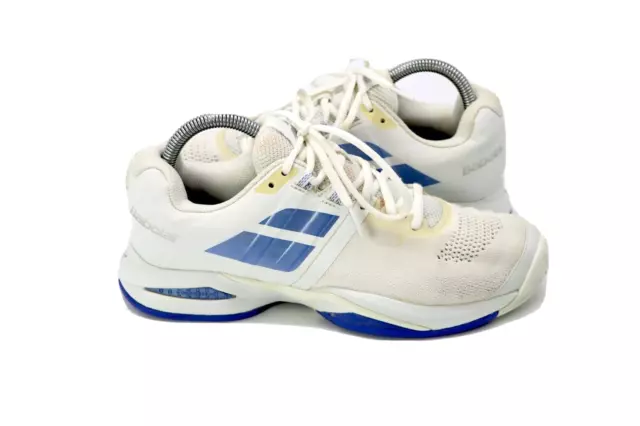 Babolat Propulse Blast AC Tennis Shoes Sneakers Women's Size 9.5 White Blue