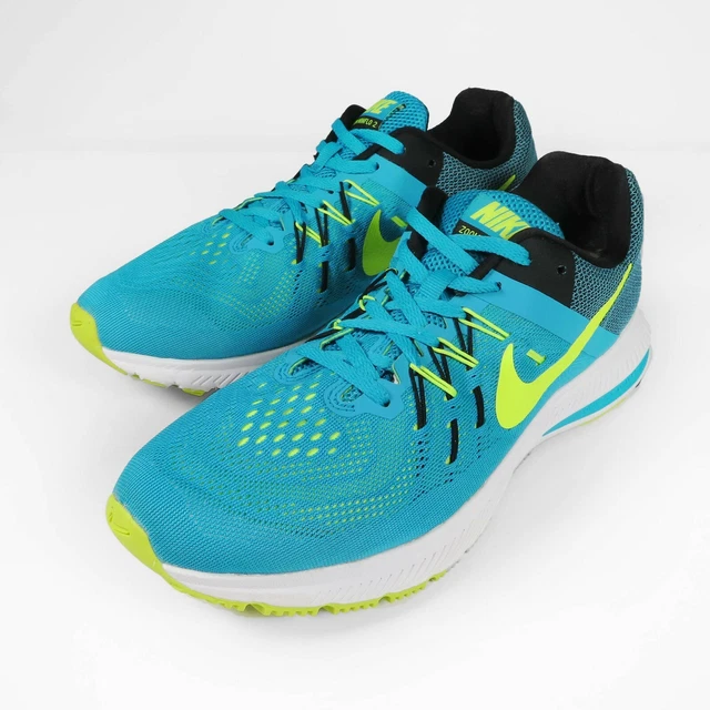 NIKE ZOOM WINFLO 2 Trainers Running Fitness Gym Shoes Blue Size UK