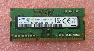 Samsung M471B5173QH0-YK0 4GB DDR3-1600MHz PC3L-12800S CL11 204-Pin di memoria del PC