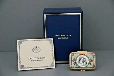 Halcyon Days Golden Wedding Anniv. Box: Queen Elizabeth Limited Edition 159/1000
