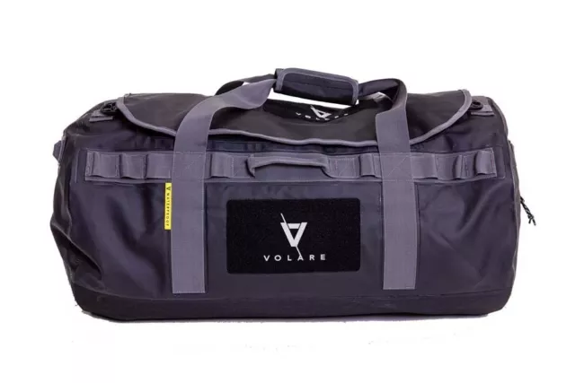 Volare Weatherproof Team 40L Sports Duffel Bag - Black
