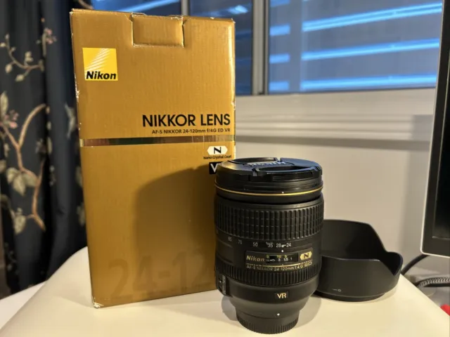 Nikon Nikkor 24-120mm f/4 AF-S SWM VR ED IF G Full Frame F Mount lens