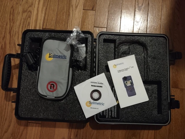 Solmetric SunEye-210 GPS Solar Analyzer in Hard Case