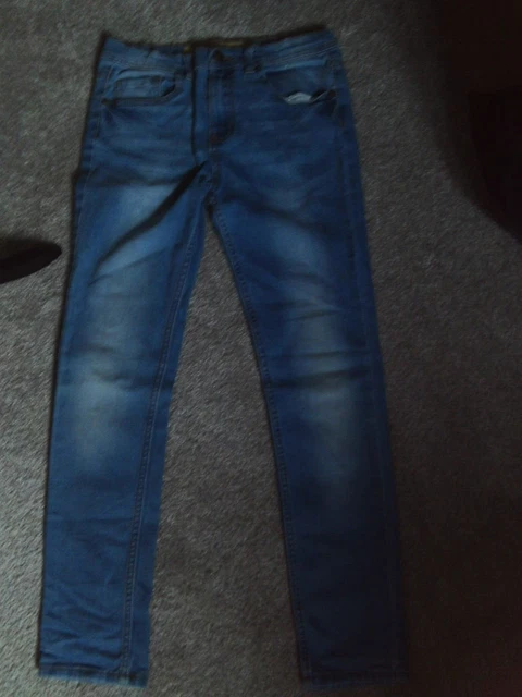 Jeans Stretch Denim Gambe Skinny Età 11/12 Anni