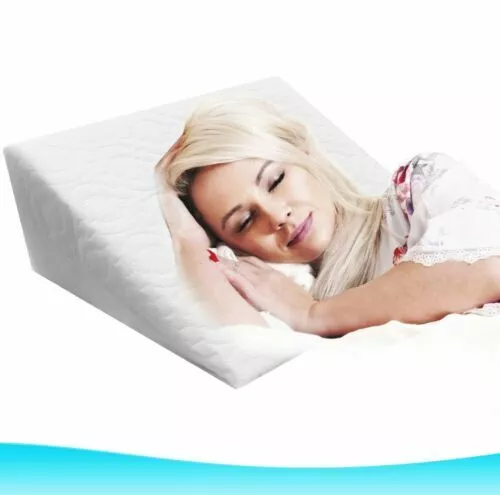 Grande cuscino a zeppa letto flessibile reflusso acido con lussuosa copertura trapuntata