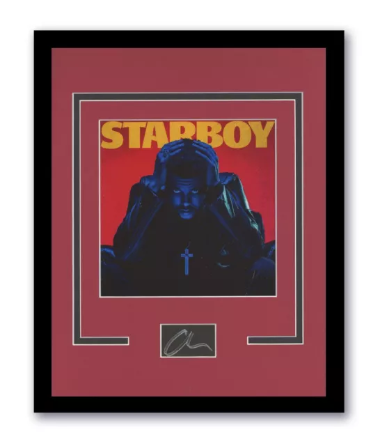 The Weeknd Autographed Signed 11x14 Framed Photo Starboy ACOA