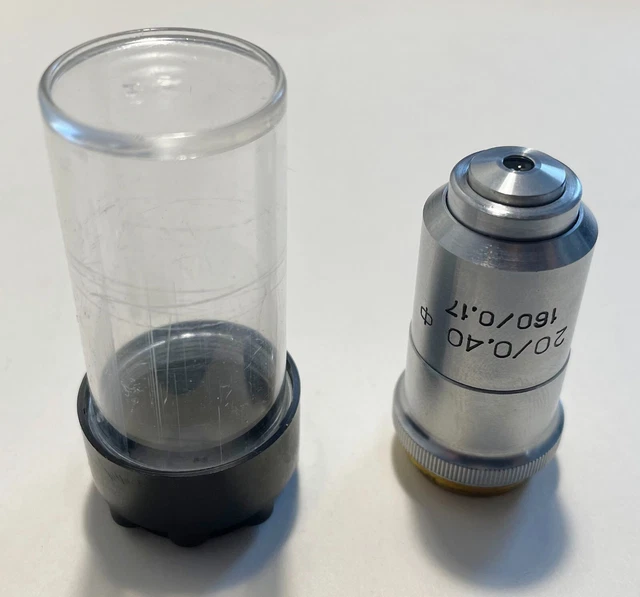 LOMO 20x 0,40 Phase 160/0,17 objective lens microscope Mikmed