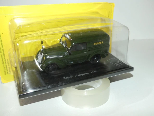 RENAULT JUVAQUATRE 1946 PTT LA POSTE UNIVERSAL HOBBIES  1:43 blister