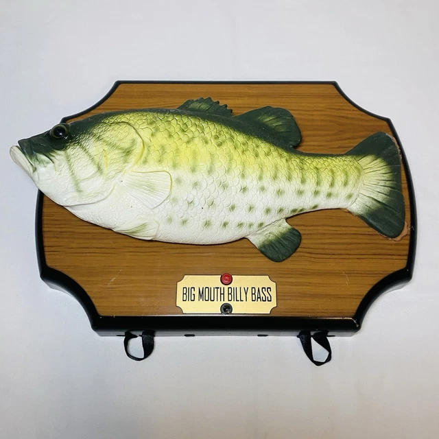 Poisson Chantant Billy Bass De Gemmy – Vintage 1999 – Pour Pièces Ou Réparation