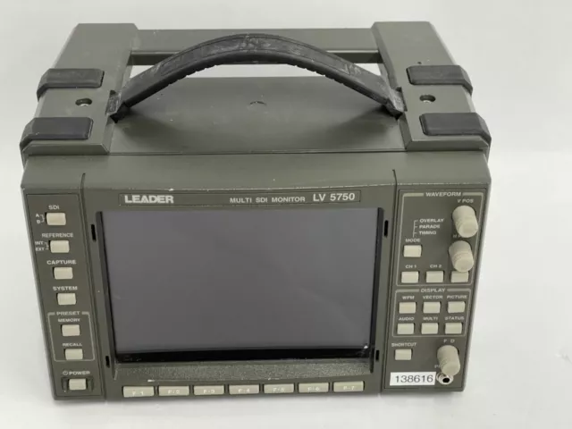 Leader Model LV5750 Multi SDI Waveform Monitor