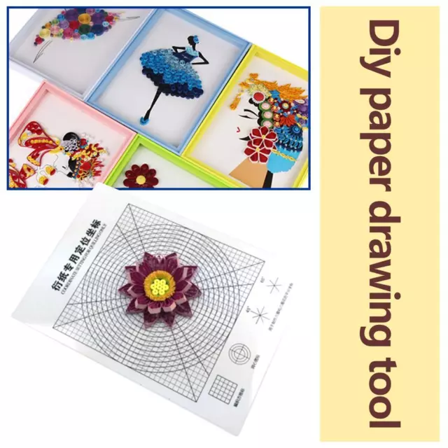 DIY Release Drawing Locating Drawing Papers Quilling Tool Locating Paper Craft