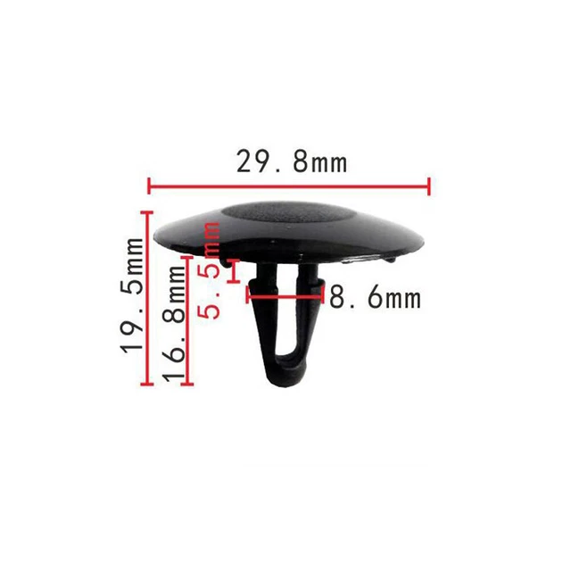 10 CAR HOOD Insulation Pad Retainer Clips for Toyota Lexus ES300 9.20