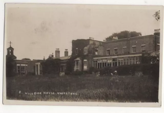 Whetstone Woodside House North London Posted 1925 Vintage RP Postcard