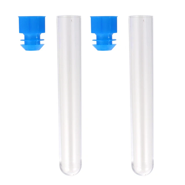 36 Tubes à Essai Plastique Avec Bouchons Liège Et Étiquettes - Idéal Pour Bonbons Et Décoration