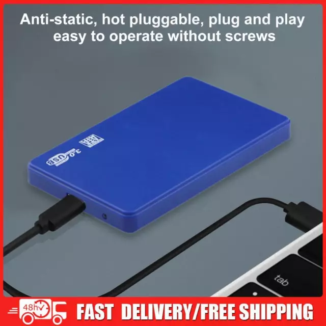 USB3.0 To SATA Solid State Disk Box Hot-swappable Screw-free for 2.5inch HDD SSD