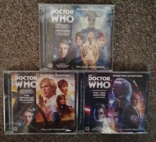 Doctor Who Monthly Range: 209, 210 & 213. 5th Doctor, 7th Doctor (3 x 2 discs)