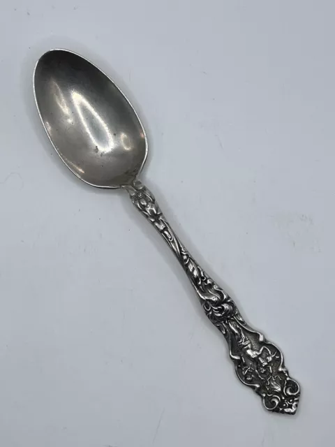 Sterling Silver Spoon Wallace & Sons Irian 1902 “Los Angeles 8/22/04””H.E. & G”