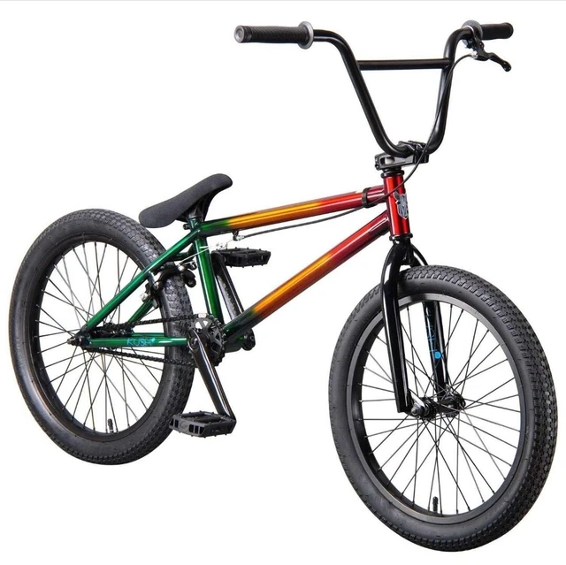 MafiaBikes Kush 2.5 BMX Metallic Rasta Green Gold Red 20" Wheels Rare Free UK 📮