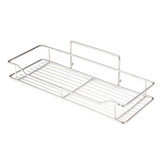 Portaoggetti Doccia Vetro 16 Mm Mensola Doccia Da Appendere - In Acciaio Inox SUS 304, Senza Foratura, Portaoggetti Per Porte Vetro Fino A 16 Mm Mensola Doccia Fino 10kg