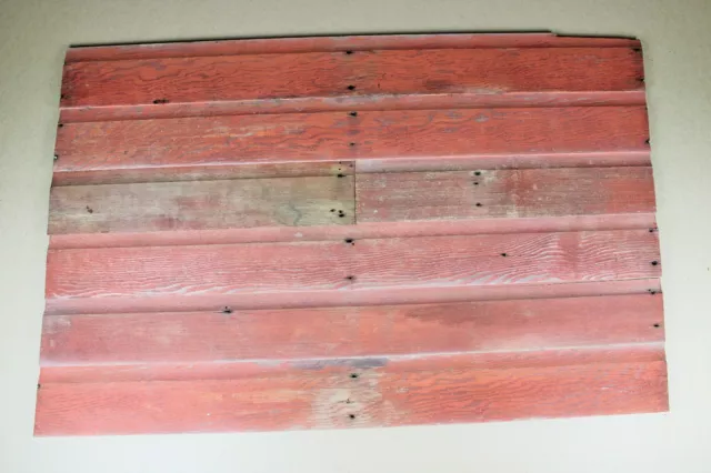 6 Pack 48" Rustic Red Barn Wood | Authentic Reclaimed Red T&G Barnwood  #1129